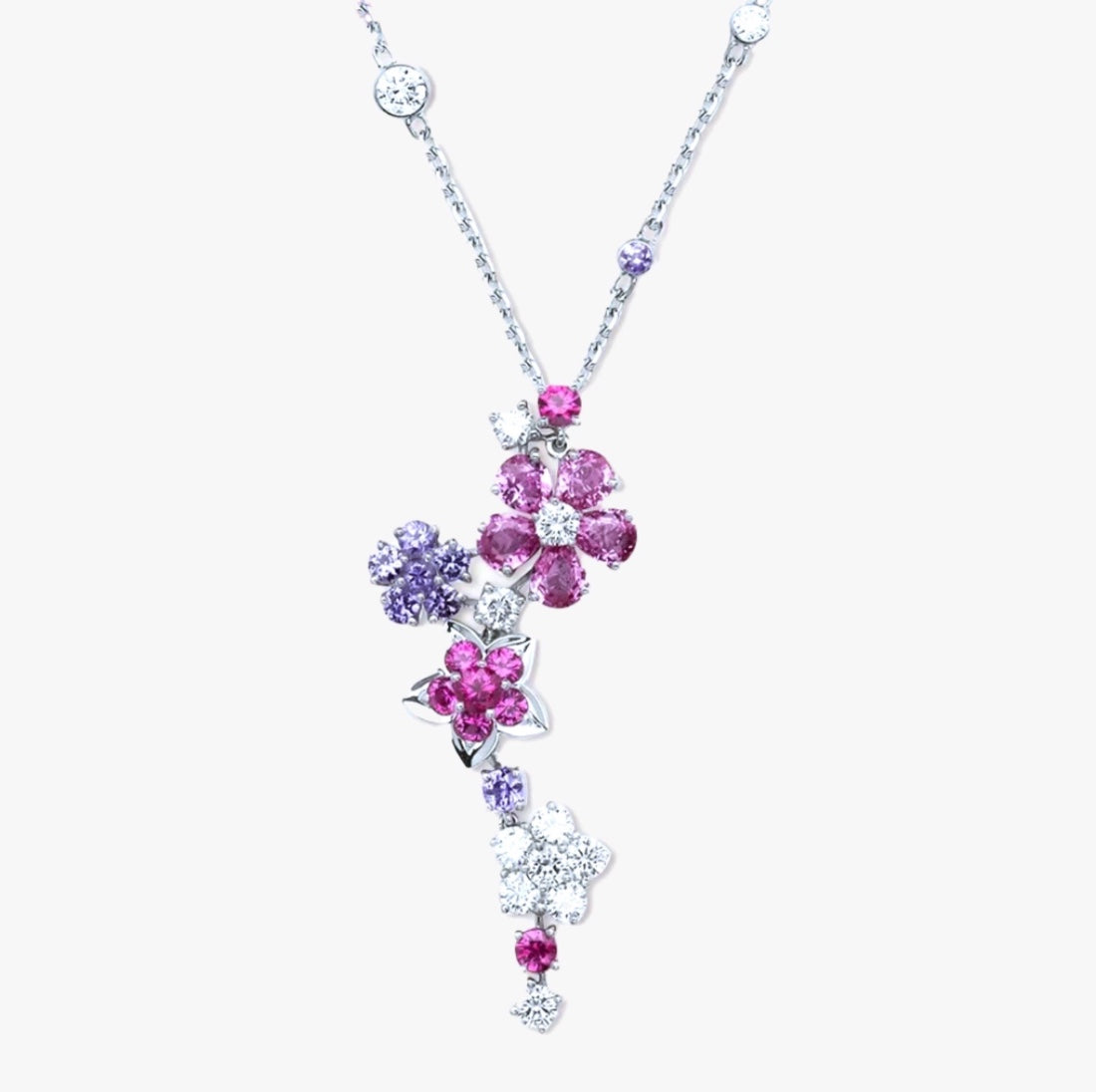 18K Celestial Folie Des Pr̩s Pendant Necklace