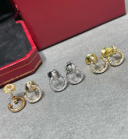 18K Celestial Juste Un Clou Diamonds Earrings