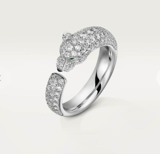 18K Celestial Panth̬re De Diamond Ring