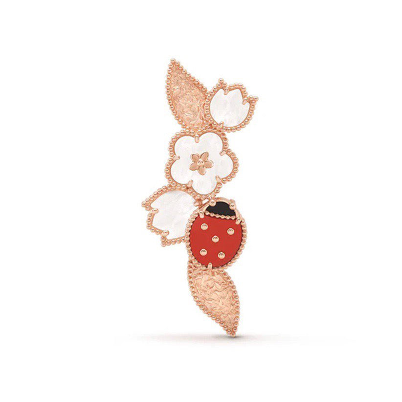 18K Celestial Lucky Spring Clip Brooch