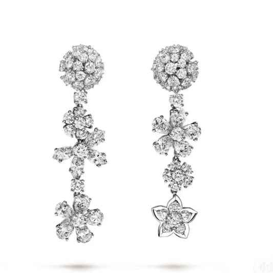 18K Celestial Folie Des Pr̩s Earrings