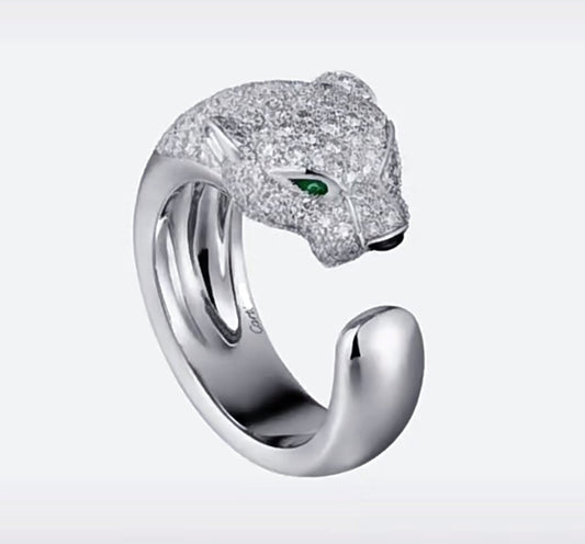 18K Celestial Panth̬re De Ring