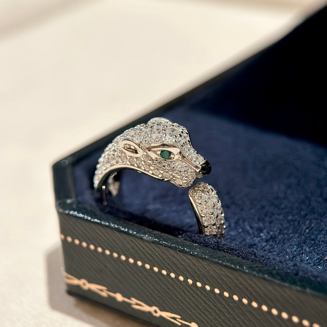18K Celestial Panth̬re De Diamond Ring