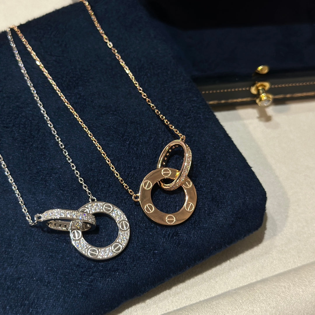 18K Celestial Love Diamonds Necklace