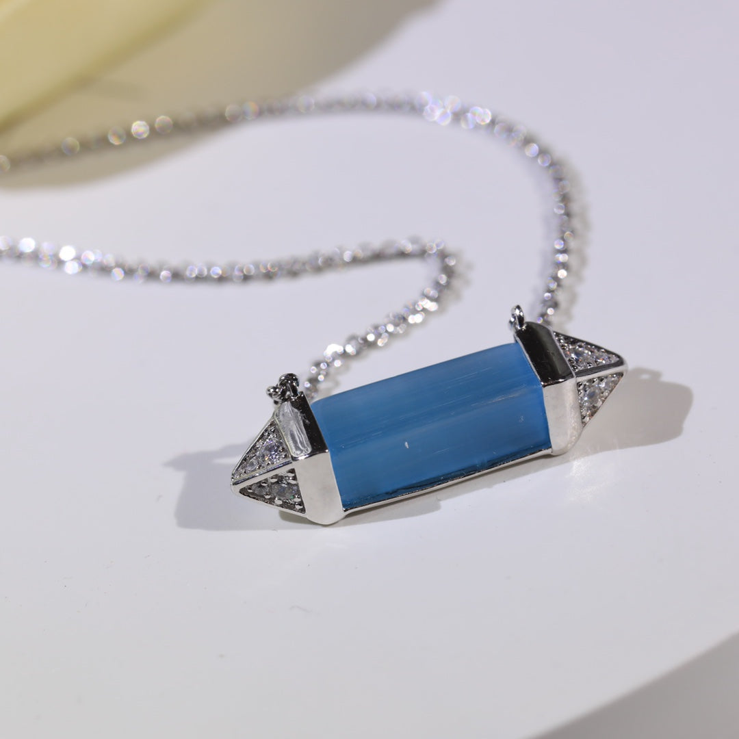 18K Celestial Les Berlingots De Blue Necklace