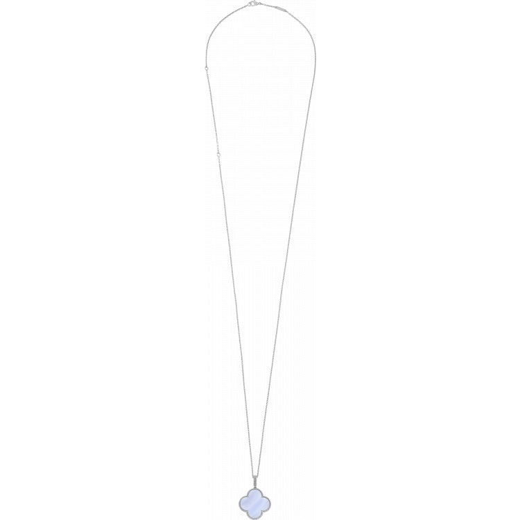 18K Celestial Magic Alhambra Purple Necklace