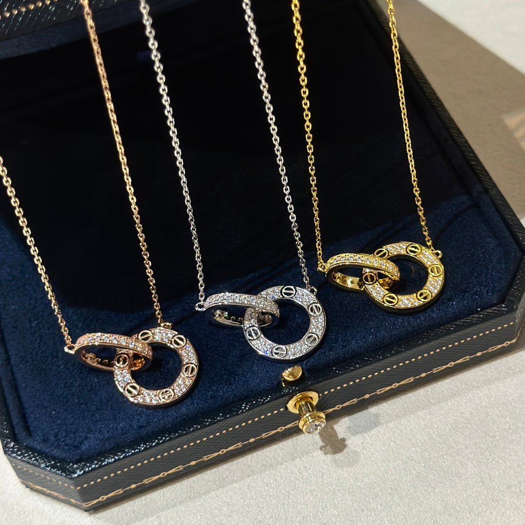 18K Celestial Love Diamonds Necklace