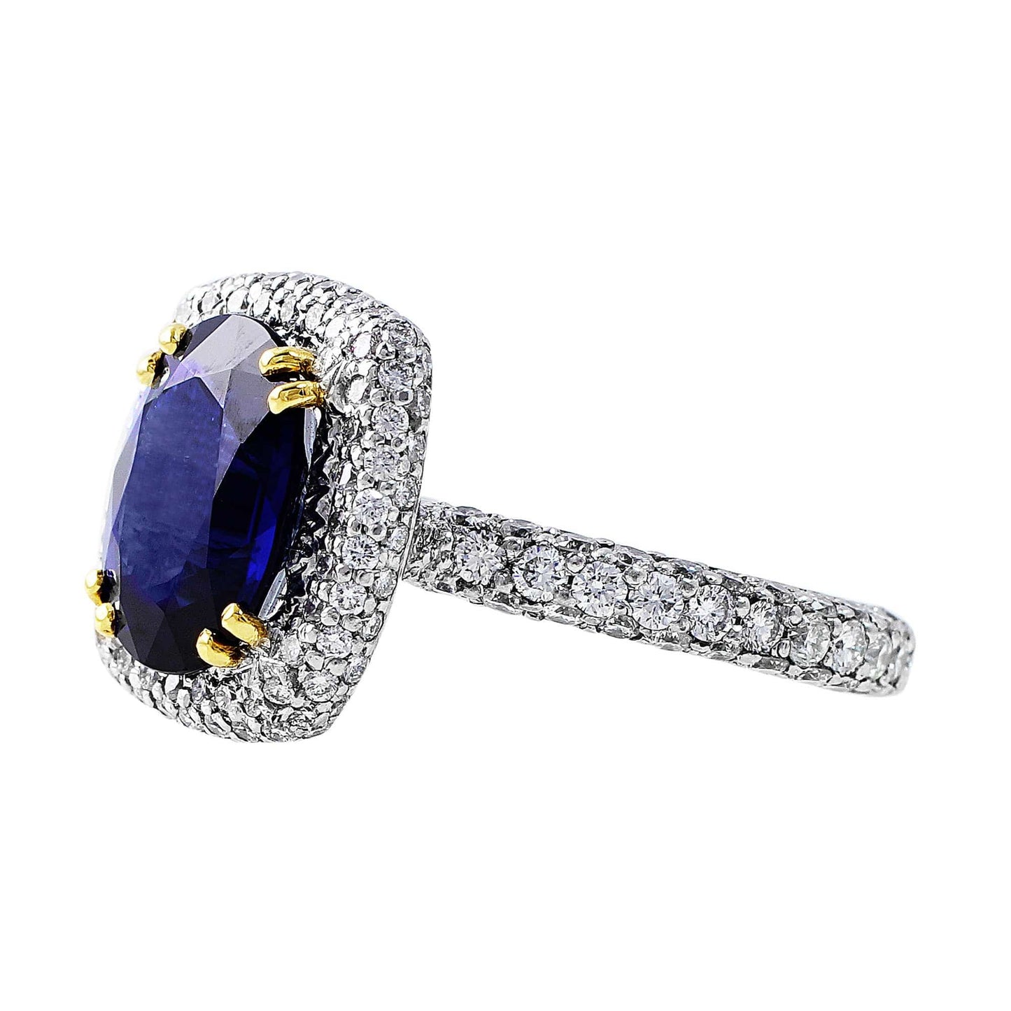 Platinum 3ct Sapphire Ring