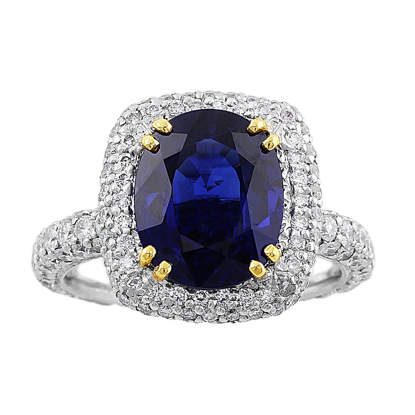 Platinum 3ct Sapphire Ring
