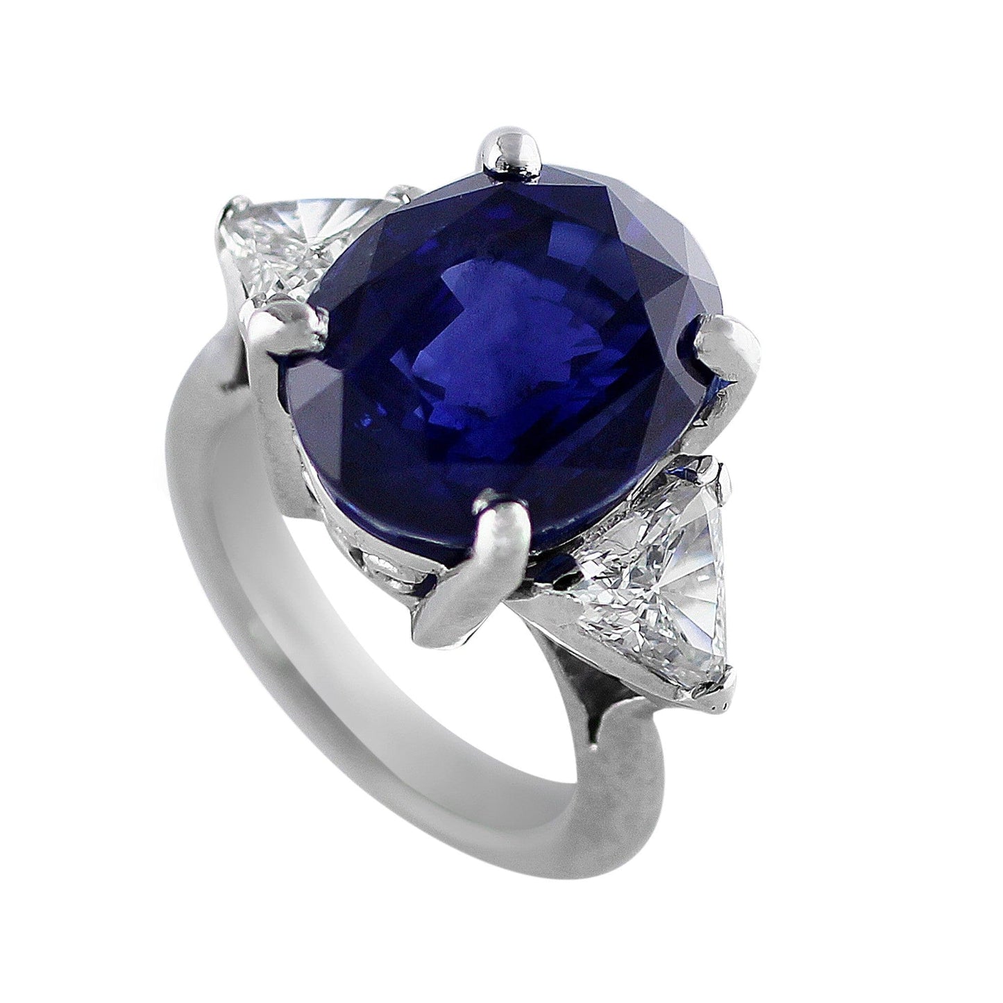 Platinum 14ct Ceylon Sapphire AGL Certified Ring