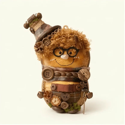 Ivery Pod Sprite – vintage handmade artisan nature figurine from seed pod | ZAPIFIY