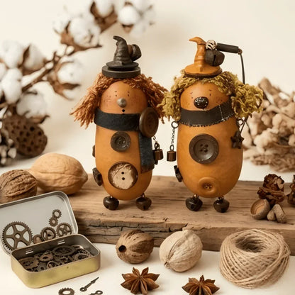 Lumos & Luna Pod Sprite detail – handmade matching twin forest spirit gift for couples | ZAPIFIY