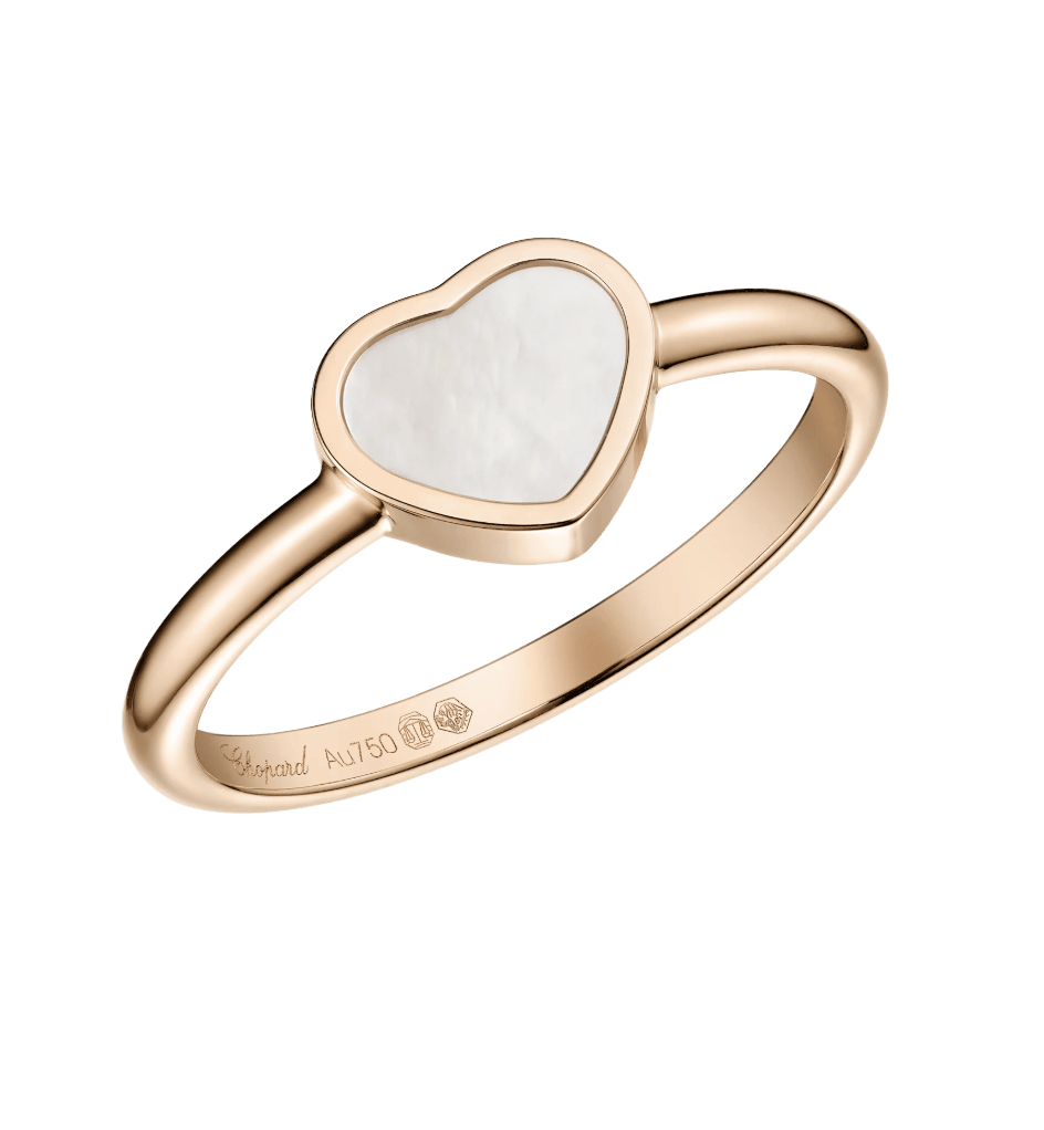 Happy Hearts Ring Mother of Pearl