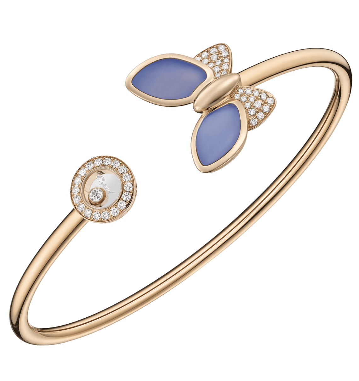 Happy Butterfly X Mariah Carey Bangle Bracelet Chalcedony