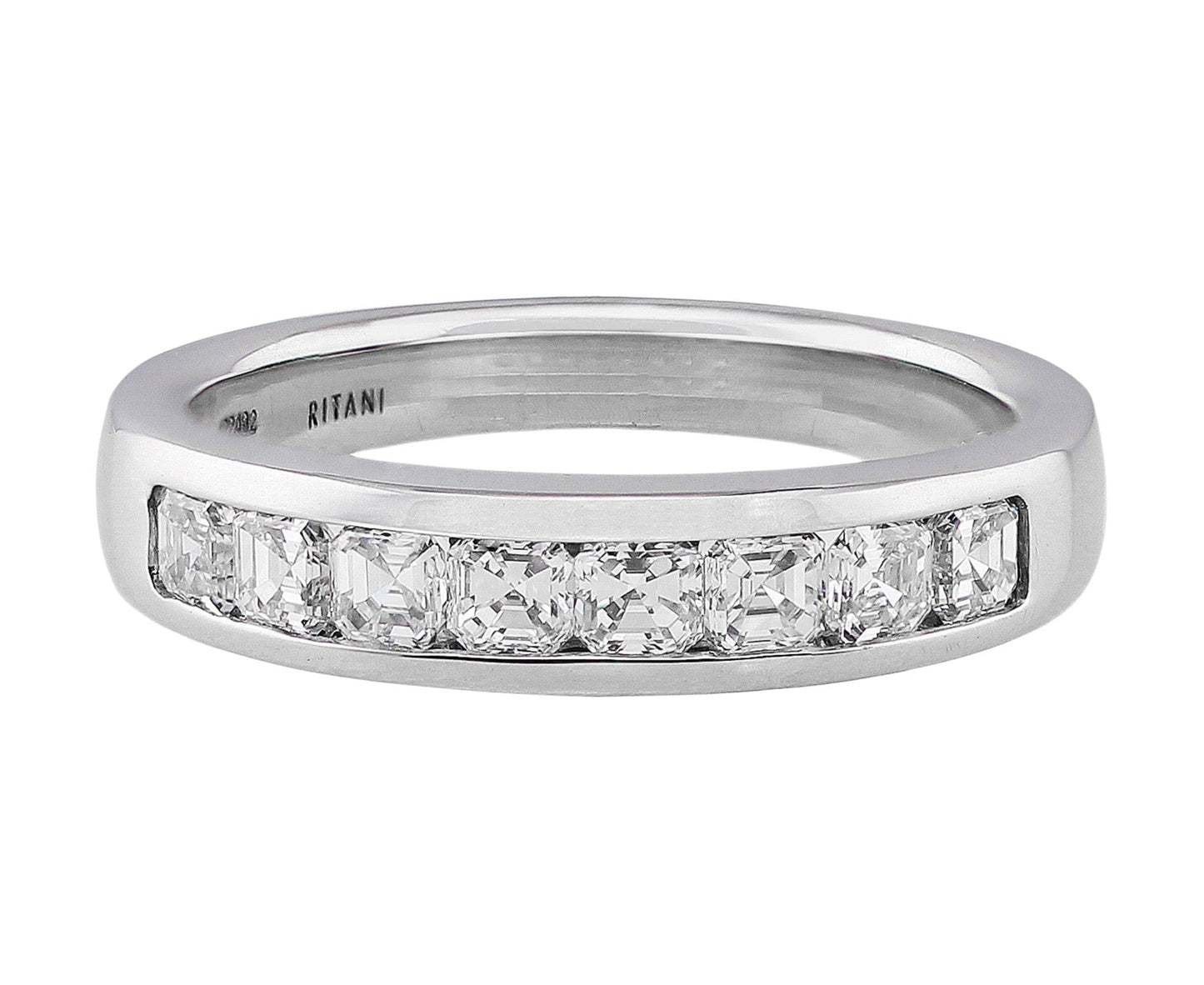 Ritani Royal White Gold Diamond Band