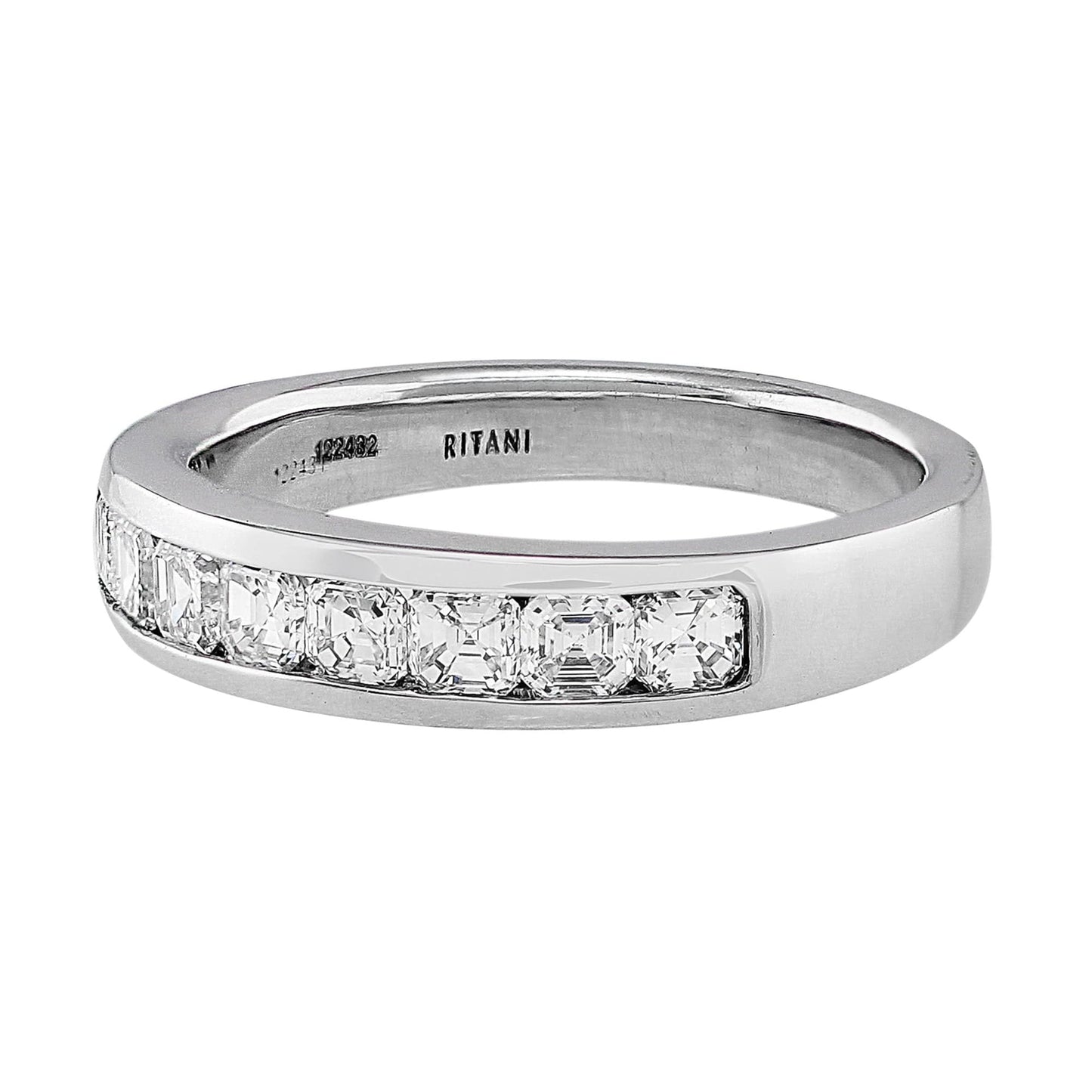 Ritani Royal White Gold Diamond Band