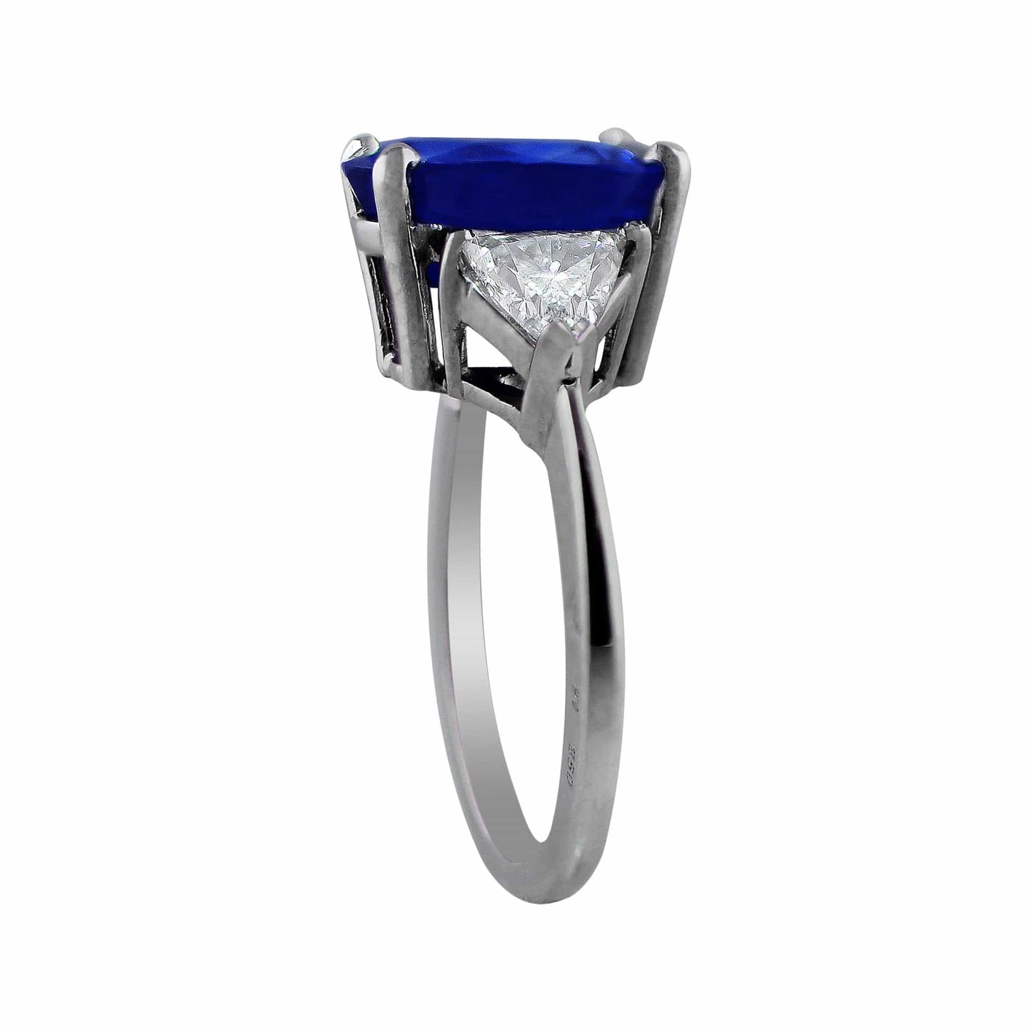 Platinum 5.69ct Ceylon Sapphire Ring