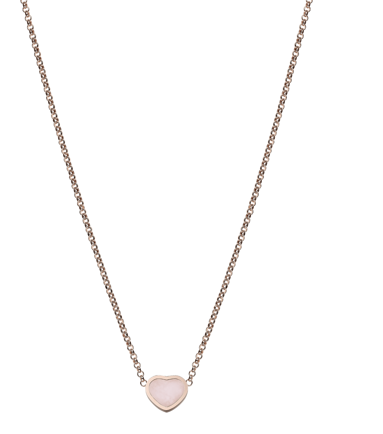 My Happy Hearts Necklace Pink Opal