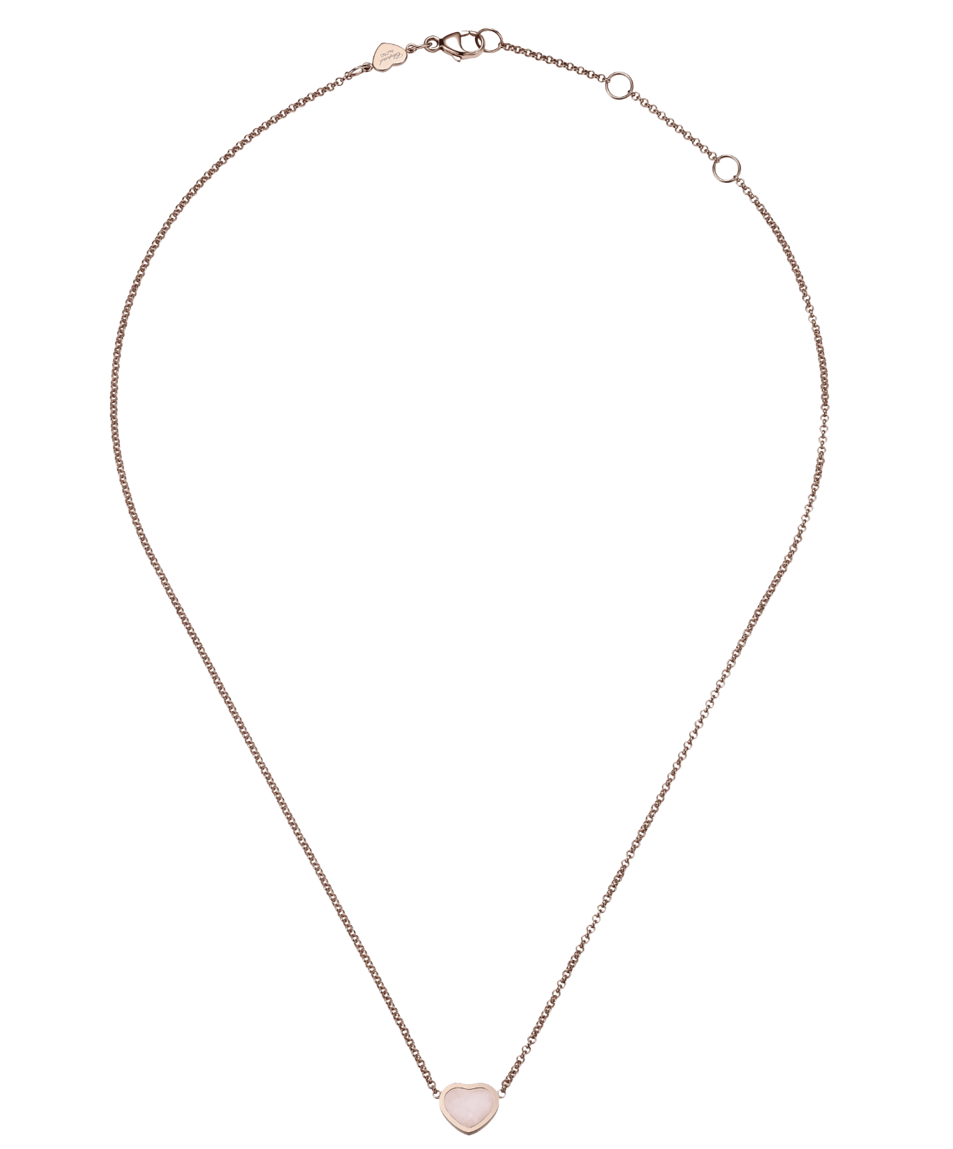 My Happy Hearts Necklace Pink Opal
