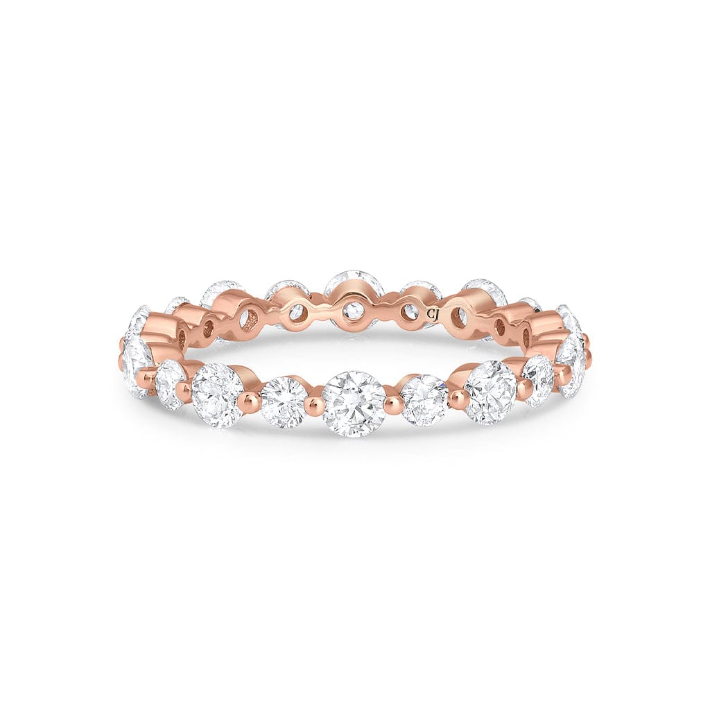 18kt Rose Gold Altering 1.61ctw Diamond Eternity Band
