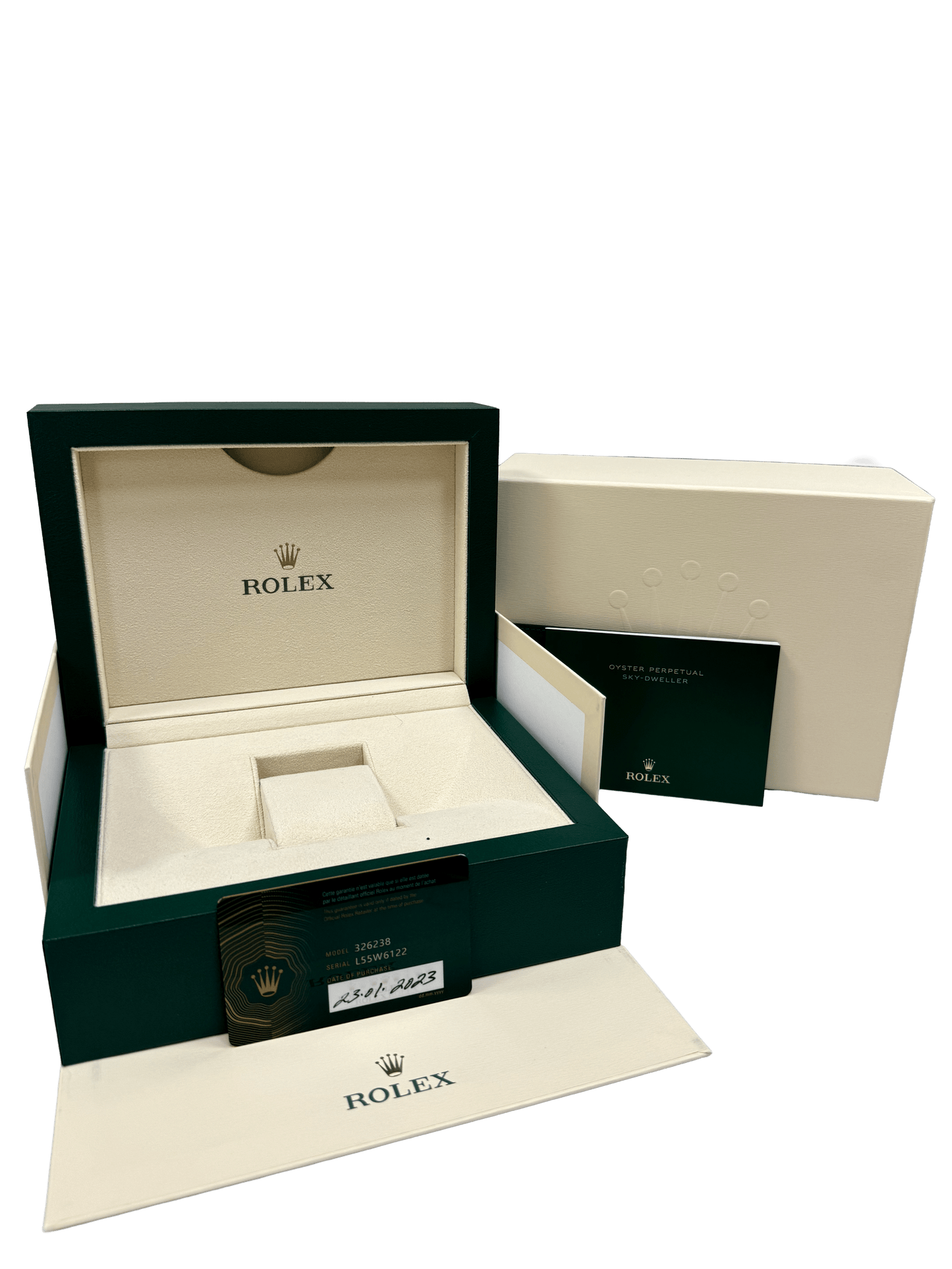 ROLEX OYSTER PERPETUAL SKY-DWELLER 42MM 336238 - PRE - OWNED