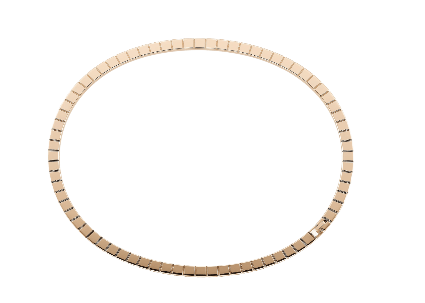 Ice Cube Rose Gold Small Bangle Bracelet
