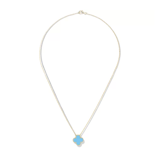 18K Celestial Vintage Alhambra Agent Pendant Necklace
